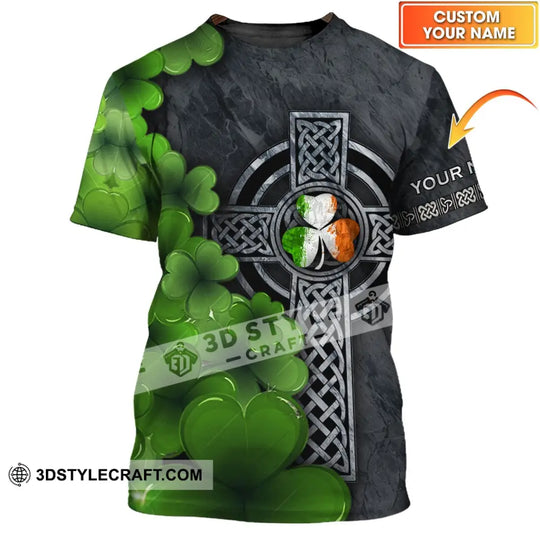 Unisex Shirt - Custom Name T-Shirt - Patrick's Day Gift, Happy Saint Patrick's Day style option 1