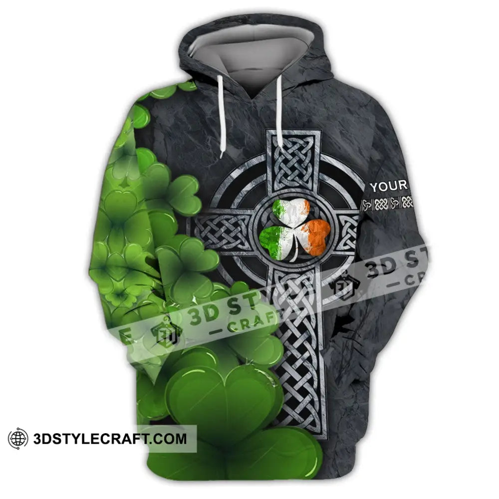 Unisex Shirt - Custom Name T-Shirt Patrick’s Day Gift Happy Saint Hoodie / S T-Shirt