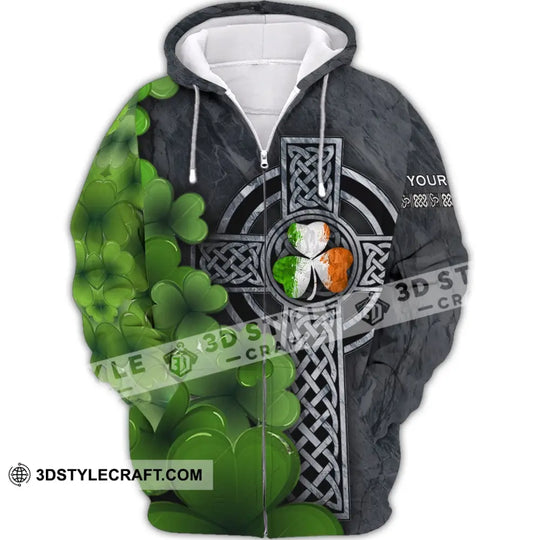 Unisex Shirt - Custom Name T-Shirt - Patrick's Day Gift, Happy Saint Patrick's Day style option 4