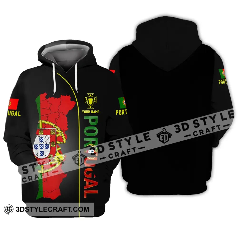 Unisex Shirt - Custom Name T-Shirt Portugal Clothing Hoodie / S T-Shirt