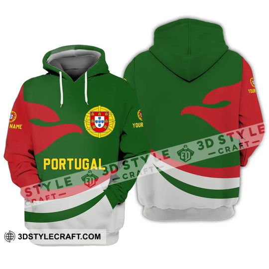 Unisex Shirt - Custom Name T-Shirt - Portugal Name Clothing, Portugal Proud Version style option 3
