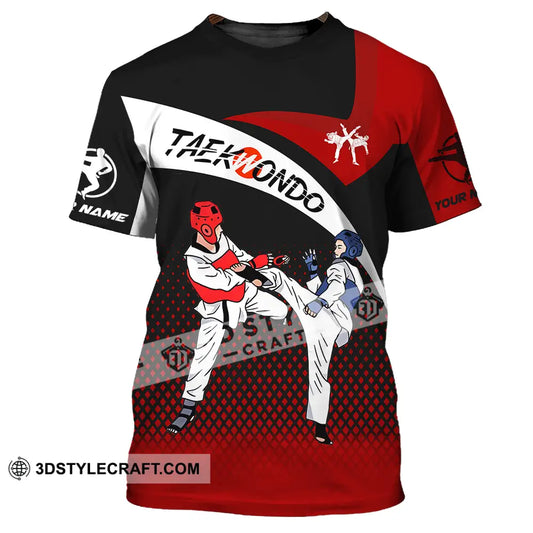 Unisex Shirt - Custom Name Taekwondo Fighters T-Shirt / S T-Shirt