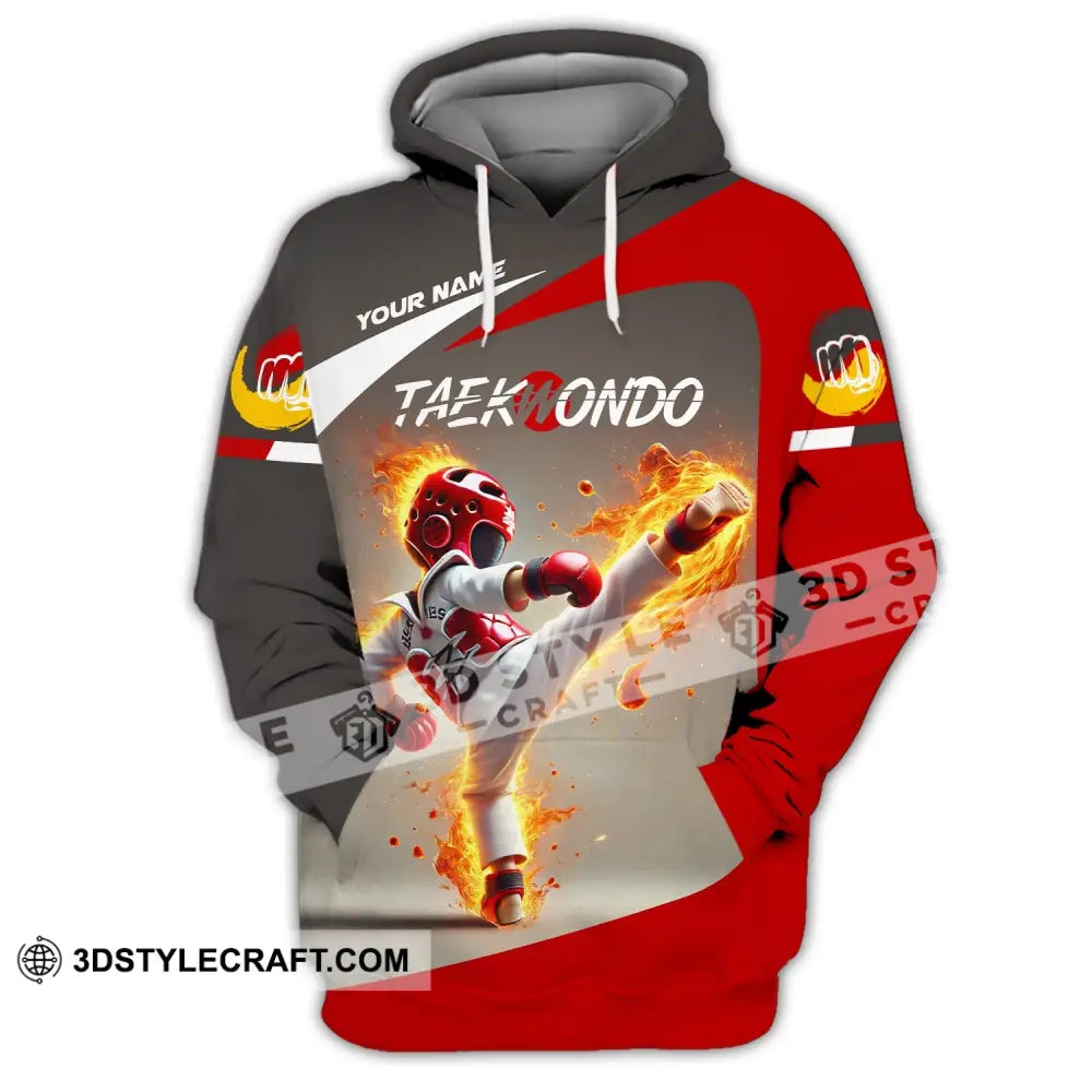 Unisex Shirt - Custom Name Taekwondo Hoodie / S T-Shirt