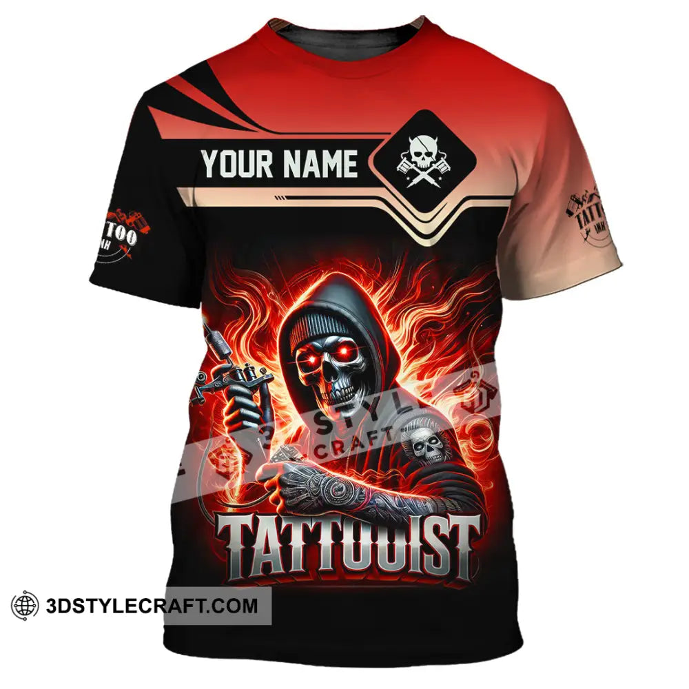 Unisex Shirt Custom Name Tattooist Christmas Gift T-Shirt / S T-Shirt