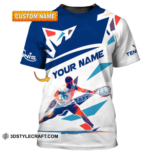 Unisex Shirt - Custom Name Tennis For Player T-Shirt