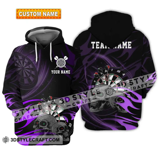 Unisex Shirt - Custom Name The Skull Darts Sport Shirt style option 3