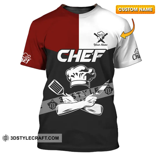 Unisex Shirt - Custom Name Shirt The Strongest Chef style option 1