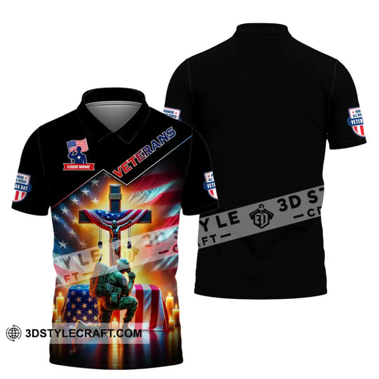 Unisex Shirt, Custom Name U.S Veteran Shirt, U.S Veteran Hoodie Shirt Polo Long Sleeve, US Veteran Memorial Shirt style option 4