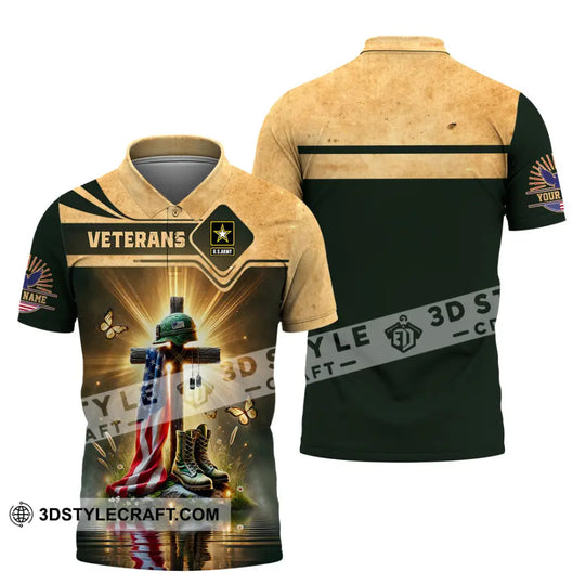 Unisex Shirt, Custom Name U.S Veteran Shirt, U.S Veteran Hoodie Shirt Polo Long Sleeve, US Veteran Memorial Shirt style option 4