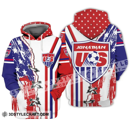 Unisex Shirt - Custom Name Shirt - USA Soccer style option 3