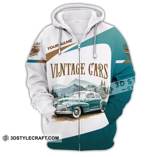 Unisex Shirt, Custom Name Vintage Car Shirt, Vintage Car Polo Long Sleeve, Gift for Vintage Car Lover style option 2