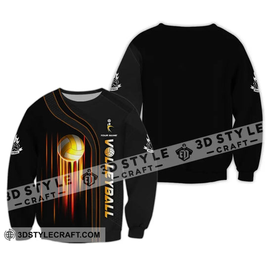 Unisex Shirt, Custom Name Volleyball Shirt, T-Shirt for Volleyball Club, Gift for Volleyball Players style option 2