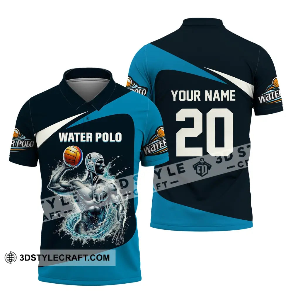 Unisex Shirt Custom Name Water Polo T-Shirt For Club Gift Players / S T-Shirt