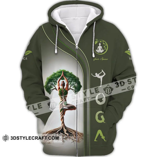 Unisex Shirt, Custom Name Yoga Shirt, Yoga Lover Gift style option 3