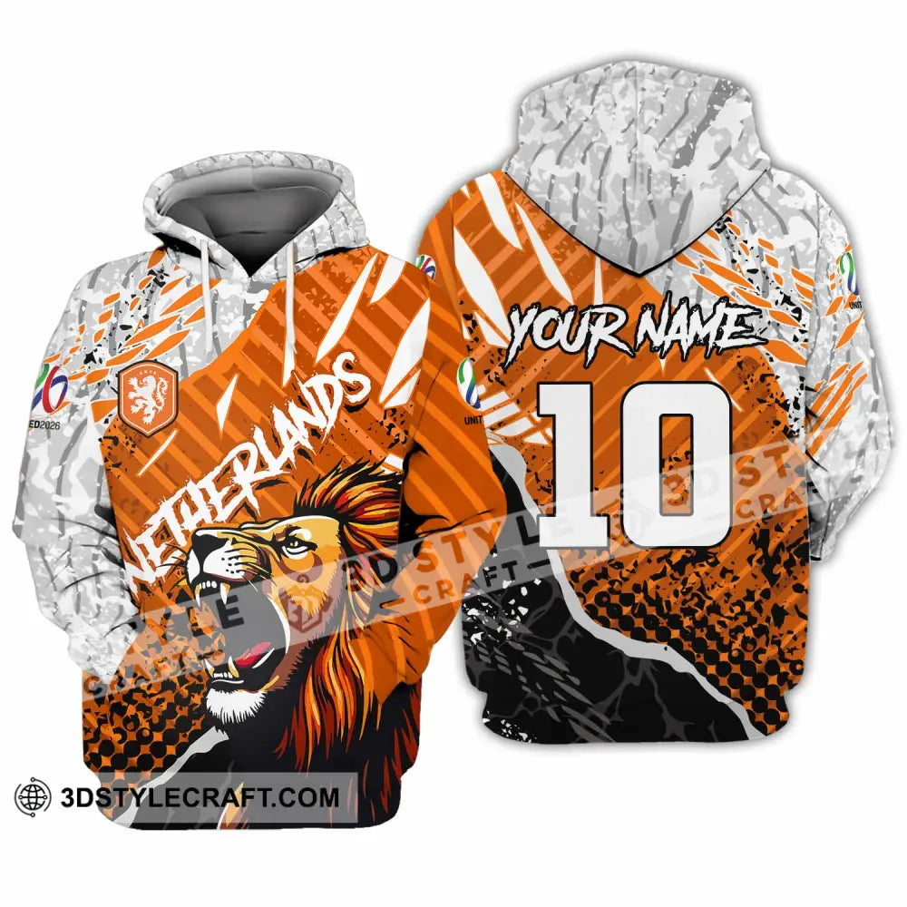 Unisex Shirt - Custom Netherlands 3D Shirt Hoodie / S T-shirt