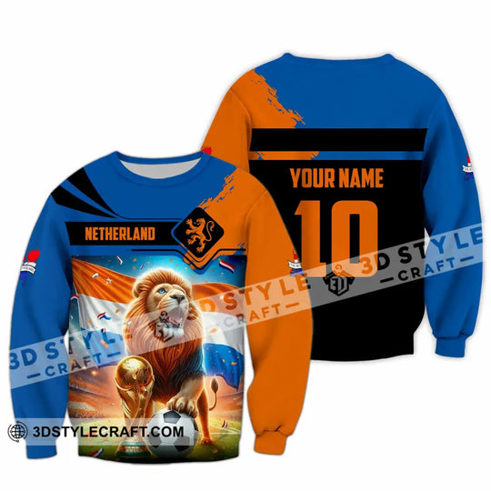 Unisex Shirt - Custom Netherlands 3D Shirt style option 4
