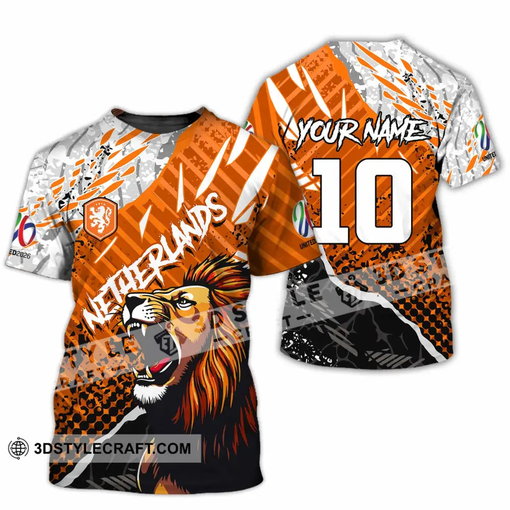 Unisex Shirt - Custom Netherlands 3D Shirt T-Shirt / S T-shirt