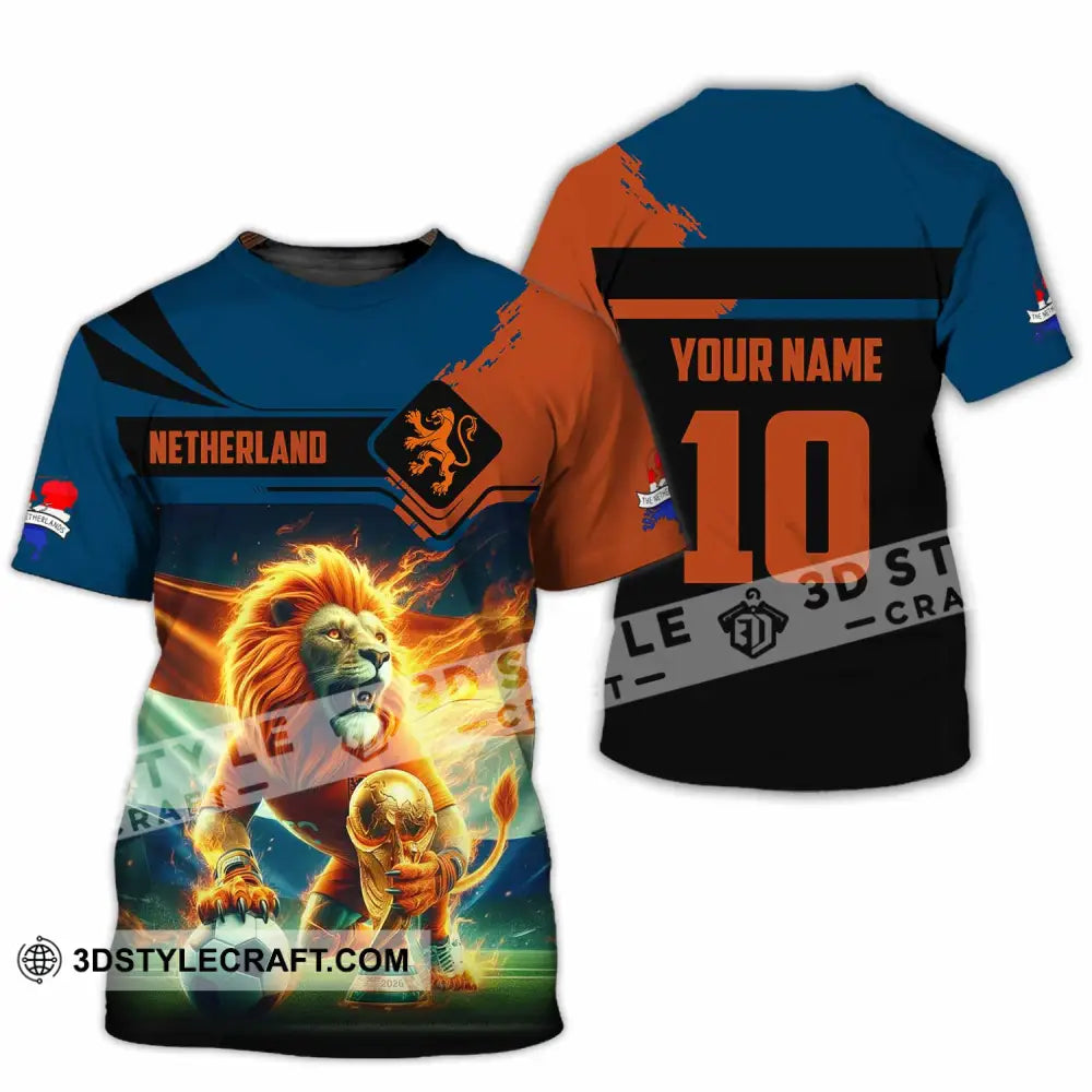 Unisex Shirt - Custom Netherlands 3D Shirt T-Shirt / S T-shirt