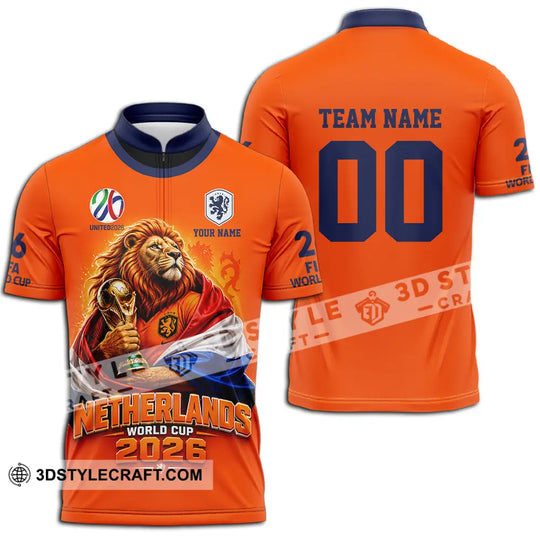 Unisex Shirt - Custom Netherlands 3D Shirt style option 2