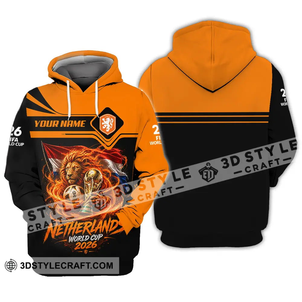 Unisex Shirt - Custom Netherlands World Cup 2026 Shirt - Hoodie / S - T-shirt