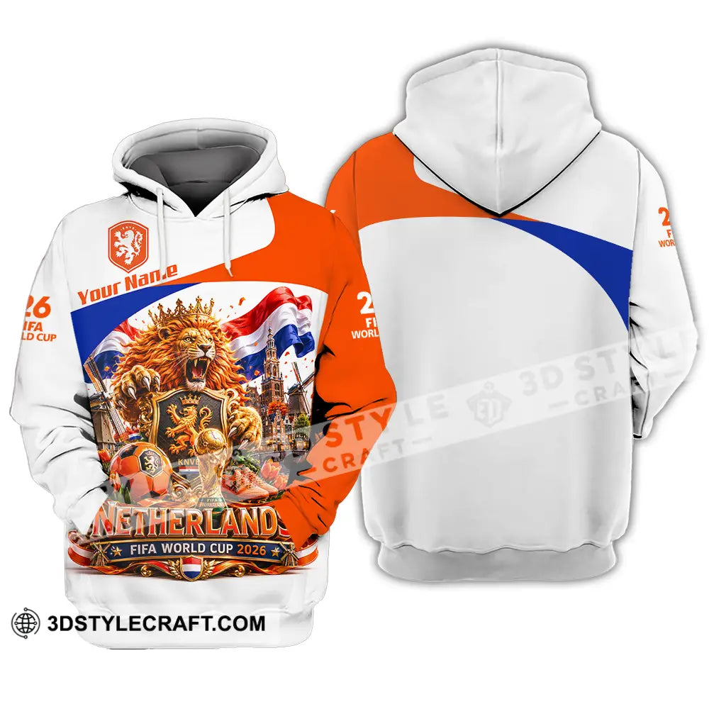Unisex Shirt - Custom Netherlands World Cup 2026 Shirt - Hoodie / S - T-shirt