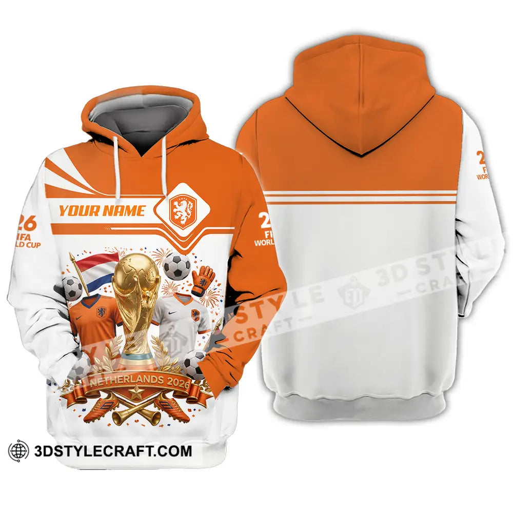 Unisex Shirt - Custom Netherlands World Cup 2026 Shirt - Hoodie / S - T-shirt