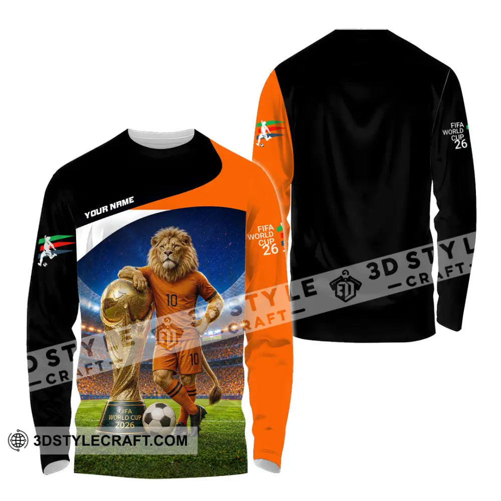 Unisex Shirt - Custom Netherlands World Cup 2026 Shirt - Long Sleeve Shirt / S - T-shirt
