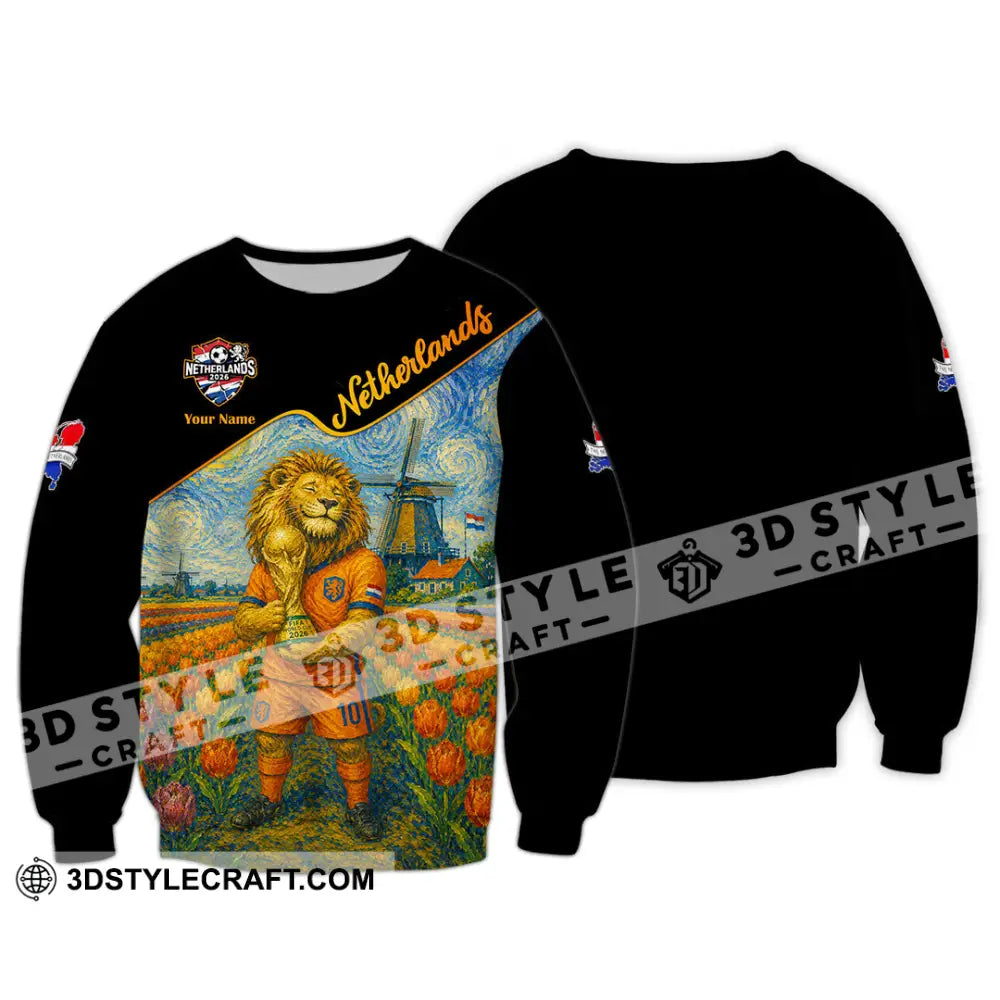 Unisex Shirt - Custom Netherlands World Cup 2026 Shirt - Long Sleeve / S - T-shirt