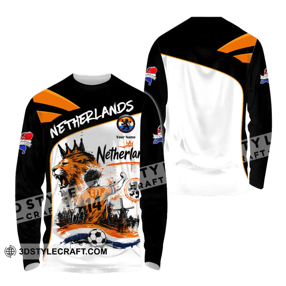 Unisex Shirt - Custom Netherlands World Cup 2026 Shirt - Long Sleeve Shirt / S - T-shirt