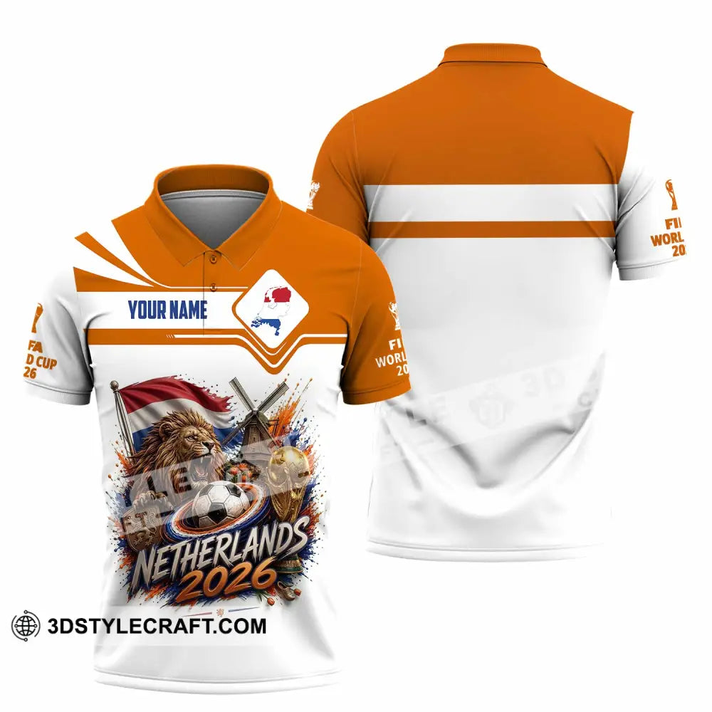 Unisex Shirt - Custom Netherlands World Cup 2026 Shirt - Polo Shirt / S - T-shirt