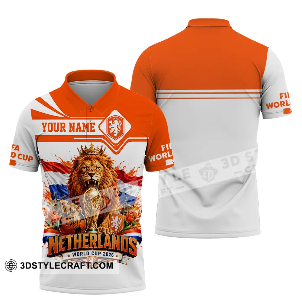 Unisex Shirt - Custom Netherlands World Cup 2026 Shirt - Polo Shirt / S - T-shirt