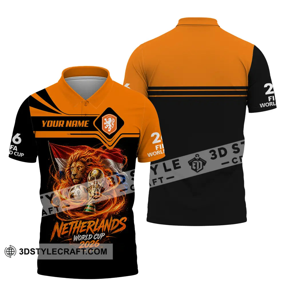 Unisex Shirt - Custom Netherlands World Cup 2026 Shirt - Polo Shirt / S - T-shirt