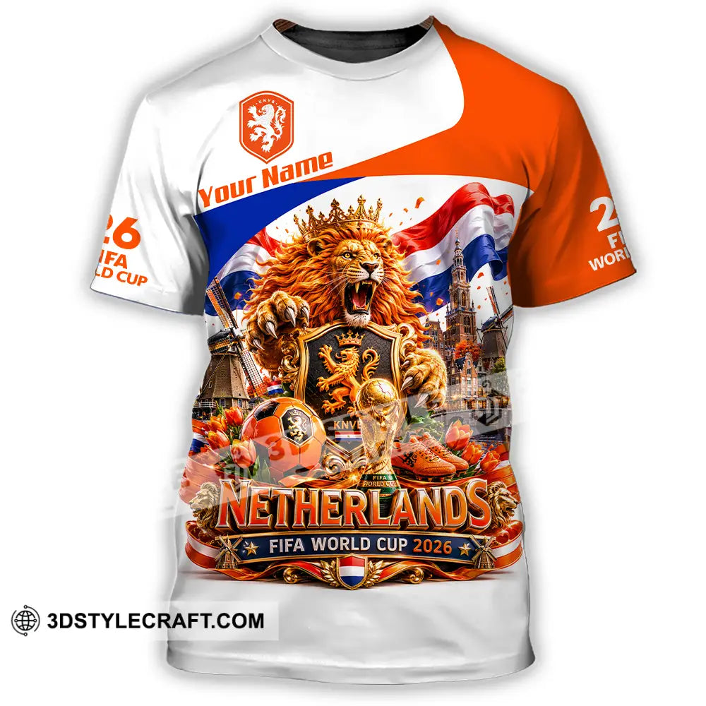 Unisex Shirt - Custom Netherlands World Cup 2026 Shirt - T-Shirt / S - T-shirt