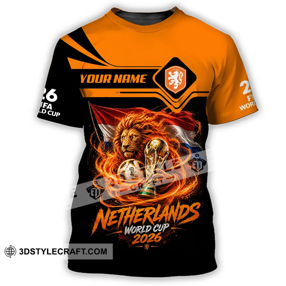 Unisex Shirt - Custom Netherlands World Cup 2026 Shirt - T-Shirt / S - T-shirt
