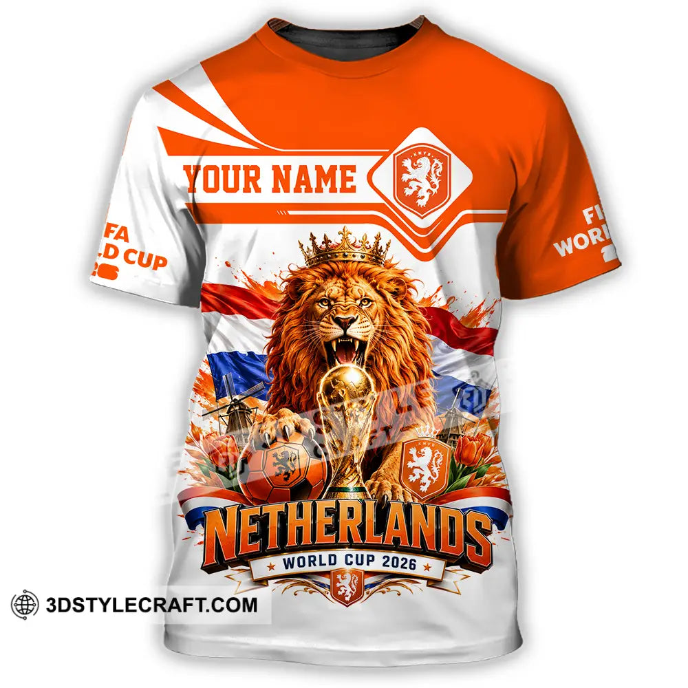 Unisex Shirt - Custom Netherlands World Cup 2026 Shirt - T-Shirt / S - T-shirt
