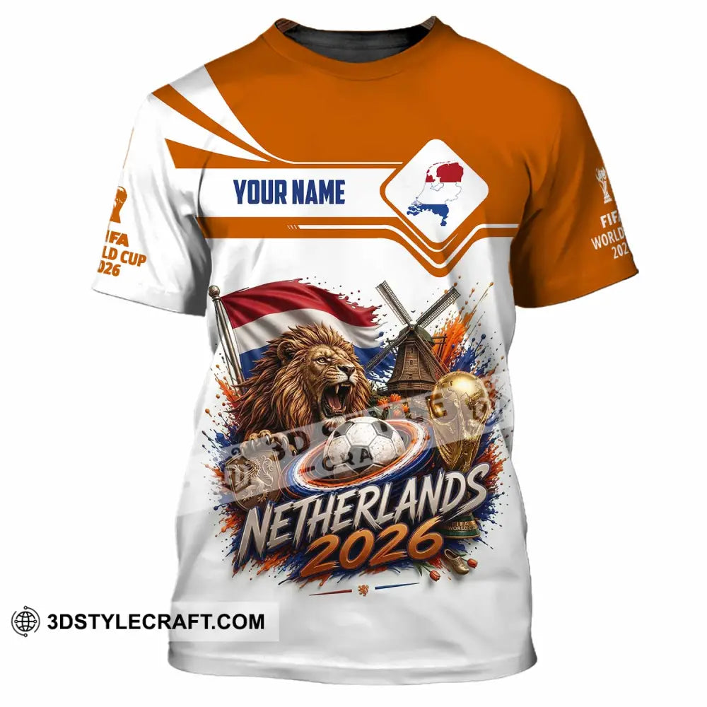 Unisex Shirt - Custom Netherlands World Cup 2026 Shirt - T-Shirt / S - T-shirt
