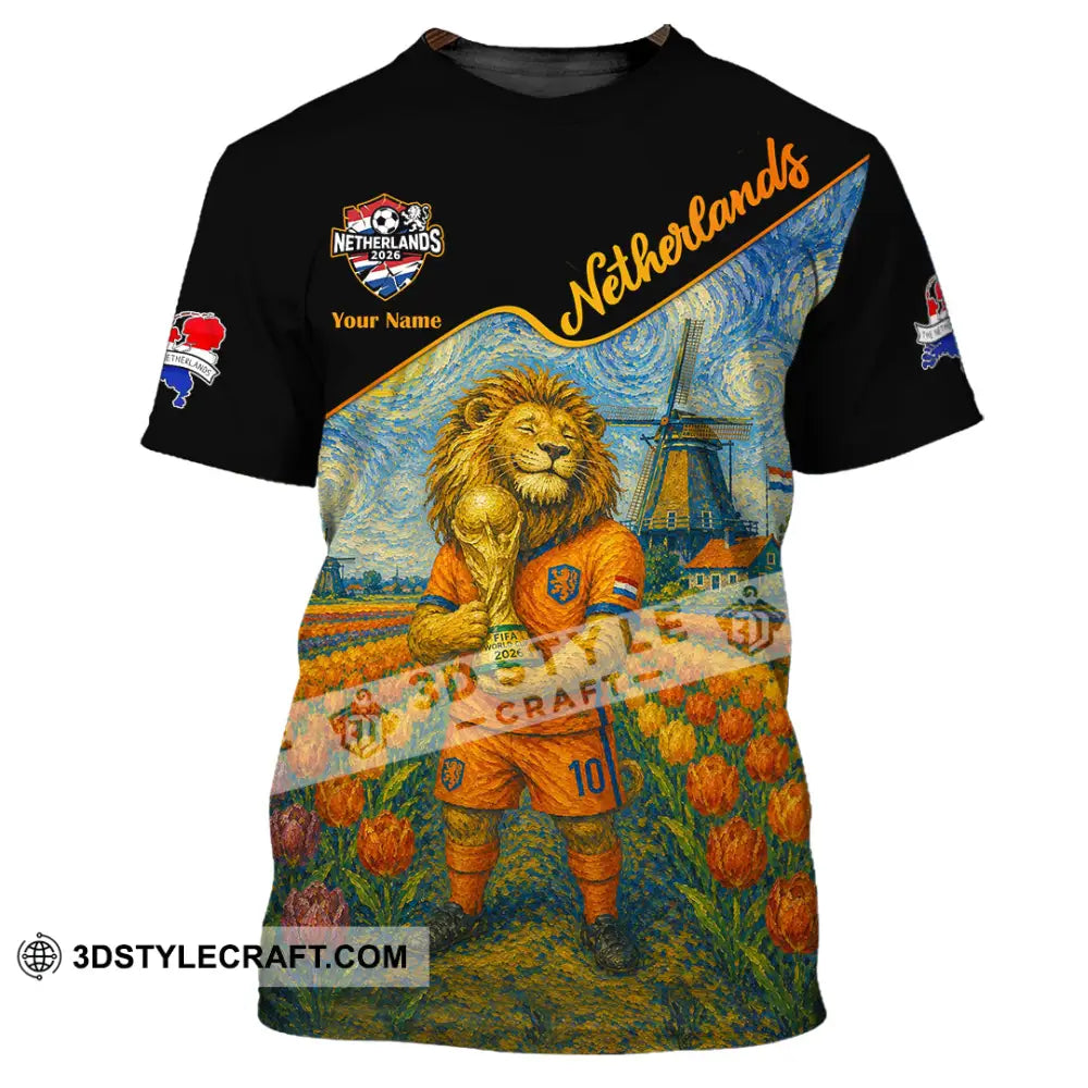 Unisex Shirt - Custom Netherlands World Cup 2026 Shirt - T-Shirt / S - T-shirt