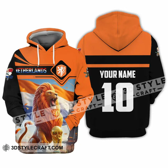 Unisex Shirt - Custom Netherlands World Cup 2026 3D Shirt style option 3