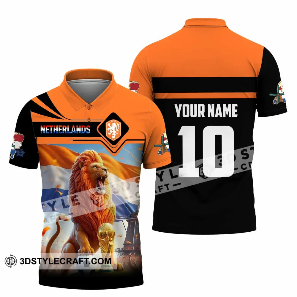 Unisex Shirt - Custom Netherlands World Cup 2026 3D Shirt Polo Shirt / S T-shirt