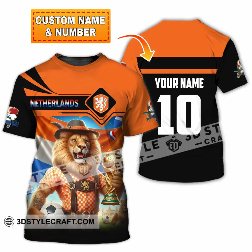 Unisex Shirt - Custom Netherlands World Cup 2026 3D Shirt T-shirt