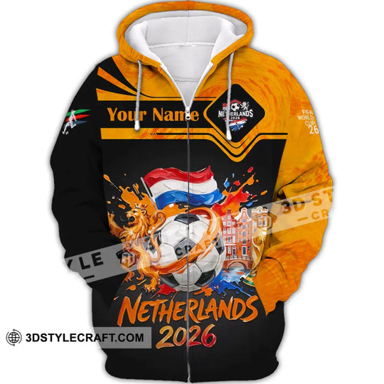 Unisex Shirt - Custom Netherlands Shirt style option 3