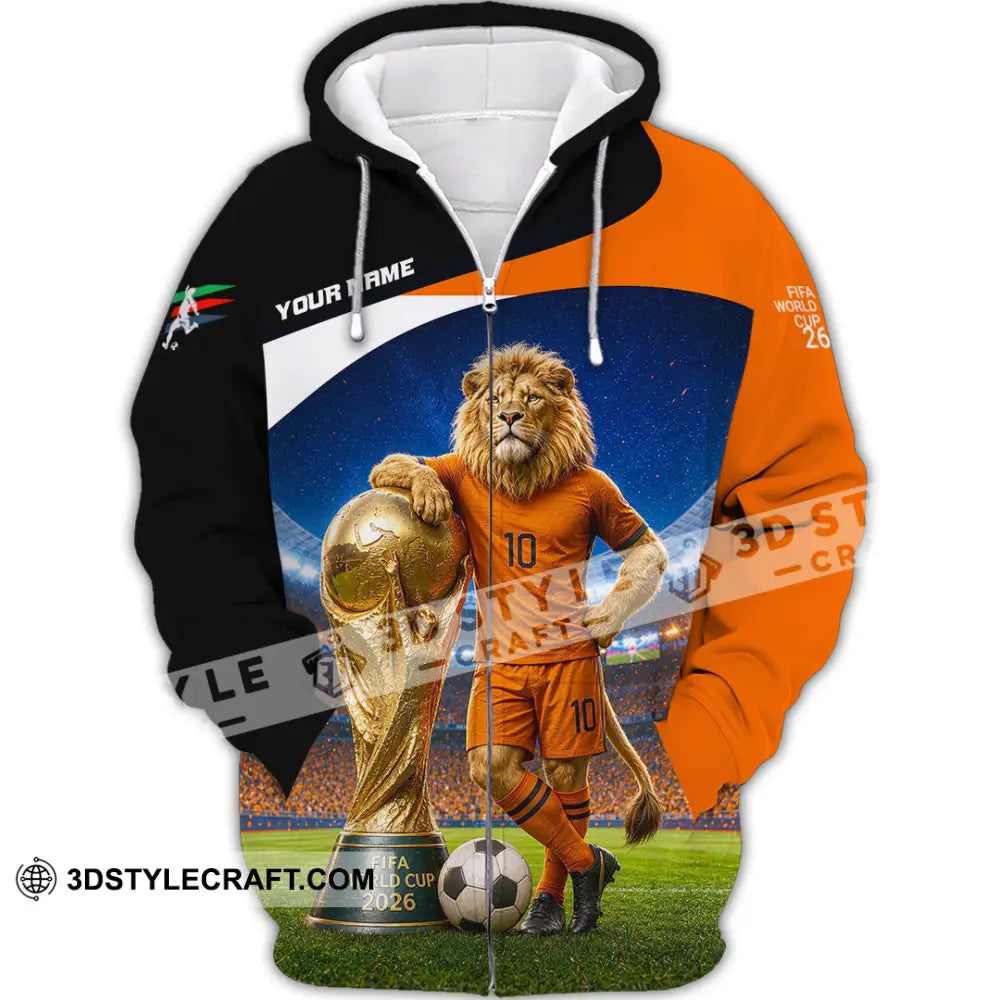 Unisex Shirt - Custom Netherlands World Cup 2026 Shirt - Zipper Hoodie / S - T-shirt