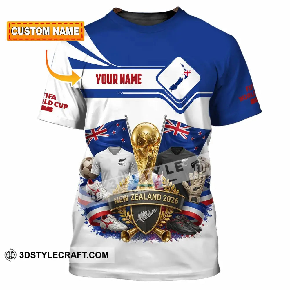 Unisex Shirt - Custom New Zealand World Cup 2026 Shirt - T-shirt