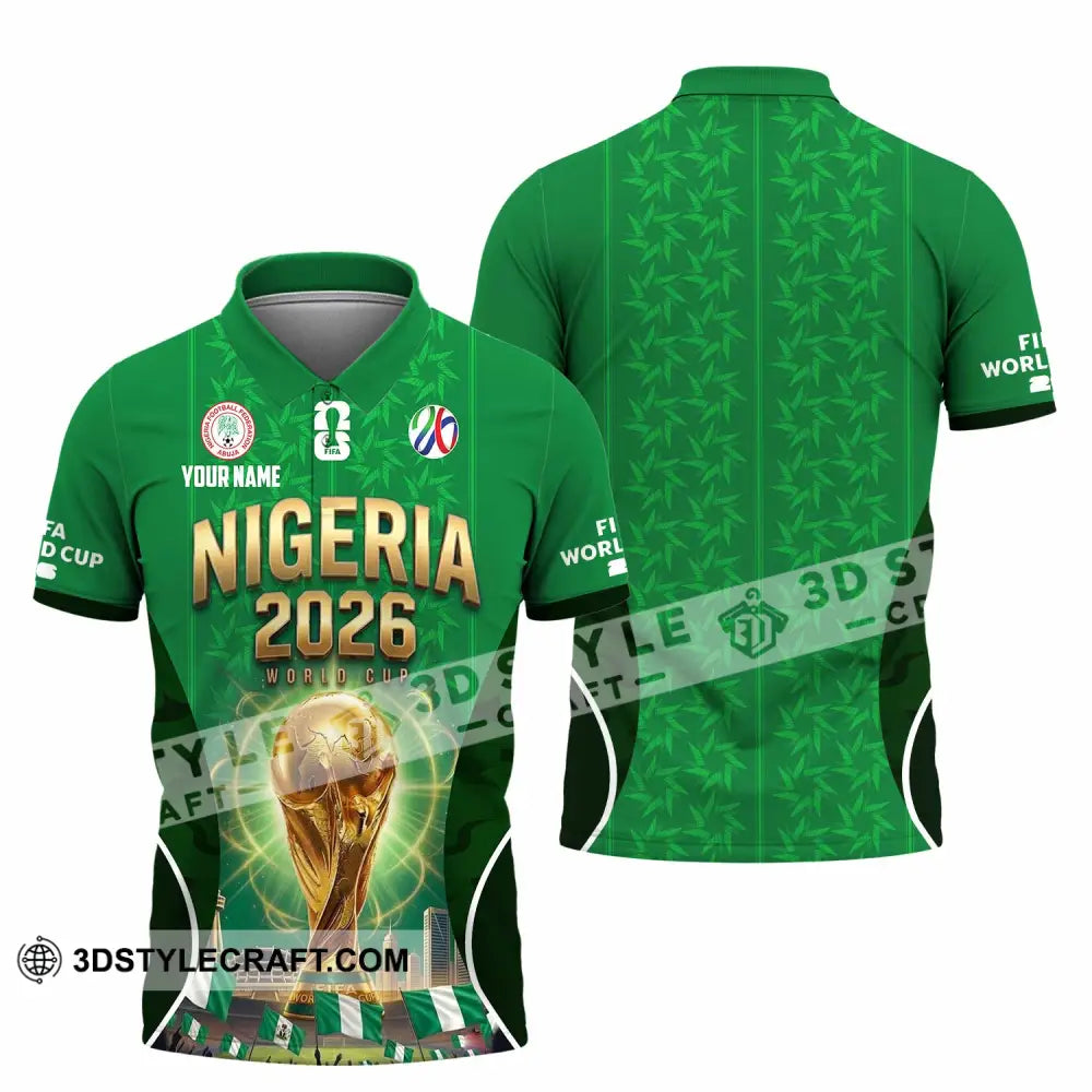 Unisex Shirt - Custom Nigeria World Cup 2026 Shirt - Polo Shirt / S - T-shirt