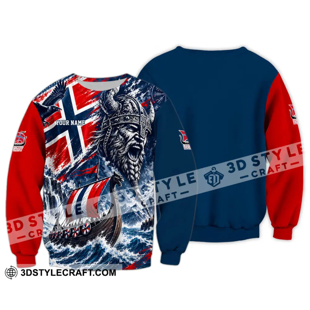 Unisex Shirt - Custom Norway Shirt - Long Sleeve / S - T-shirt