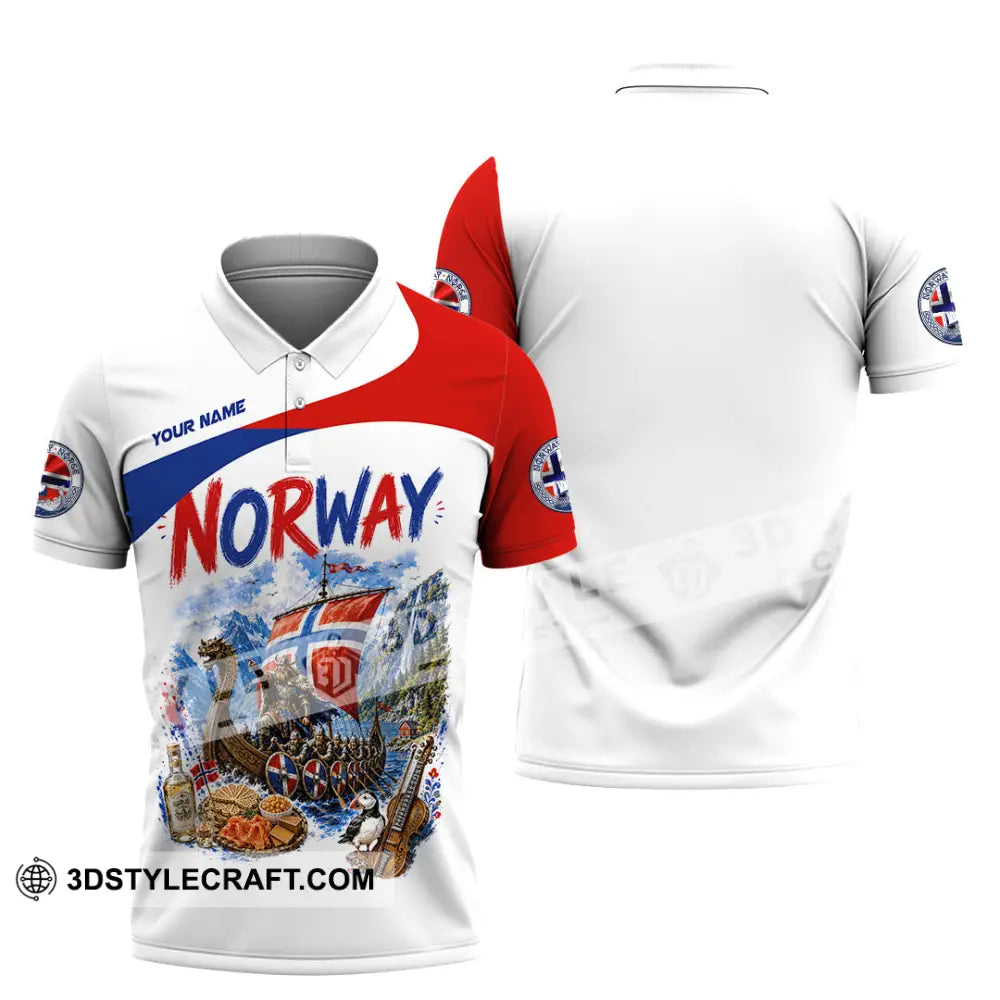 Unisex Shirt - Custom Norway Shirt - Polo Shirt / S - T-shirt