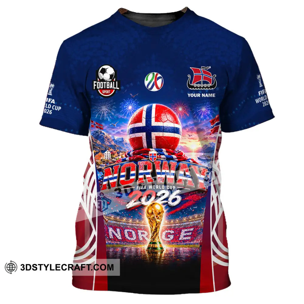 Unisex Shirt - Custom Norway World Cup 2026 Shirt - T-Shirt / S - T-shirt