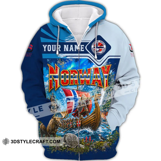 Unisex Shirt - Custom Norway Shirt style option 3