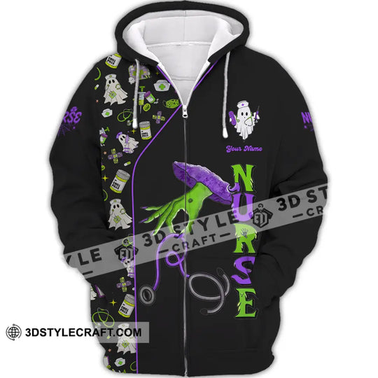 Unisex Shirt - Custom Nurse Halloween Shirt style option 2