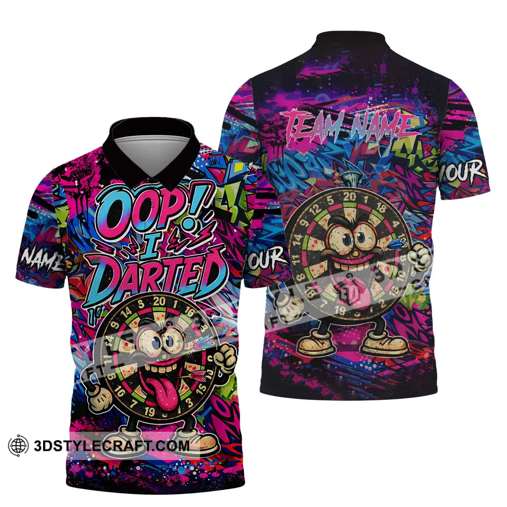 Unisex Shirt - Custom Oops I Darted 3D Shirt Polo Shirt / S T-shirt